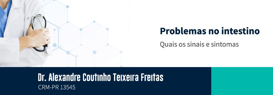 Quais os sinais e sintomas de problemas no intestino?