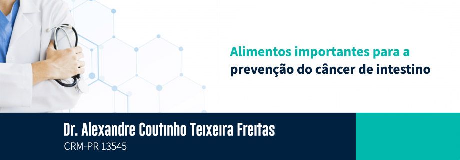 Alimentos importantes na prevenção do câncer de intestino